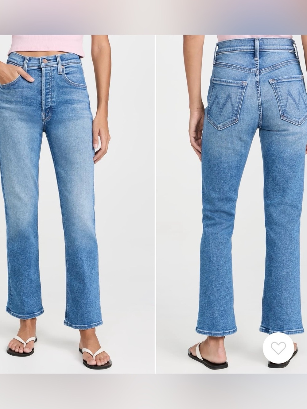 Excellent condition MOTHER The Hustler Ankle Jeans Size 28 Light Wash Frayed Hem